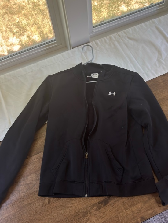 Under Armour Jackets & Blazers - Under Armour Black Zip-Up Hoodie - Black